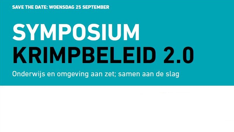 25-9: Symposium Krimpbeleid 2.0
