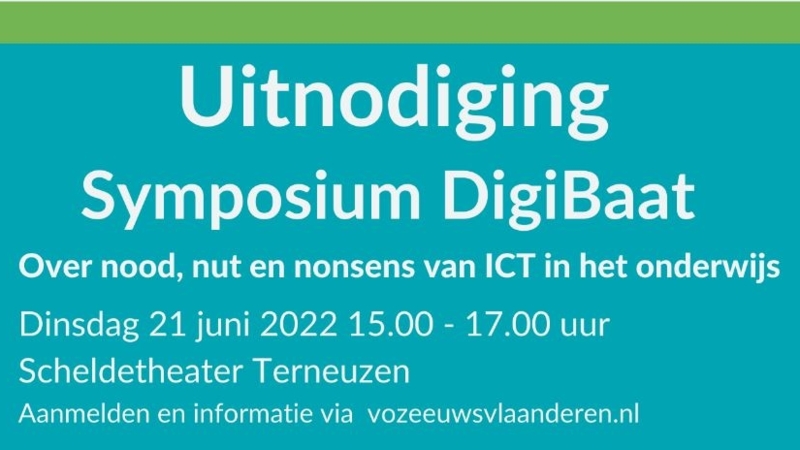 Symposium DigiBaat - nu inschrijven